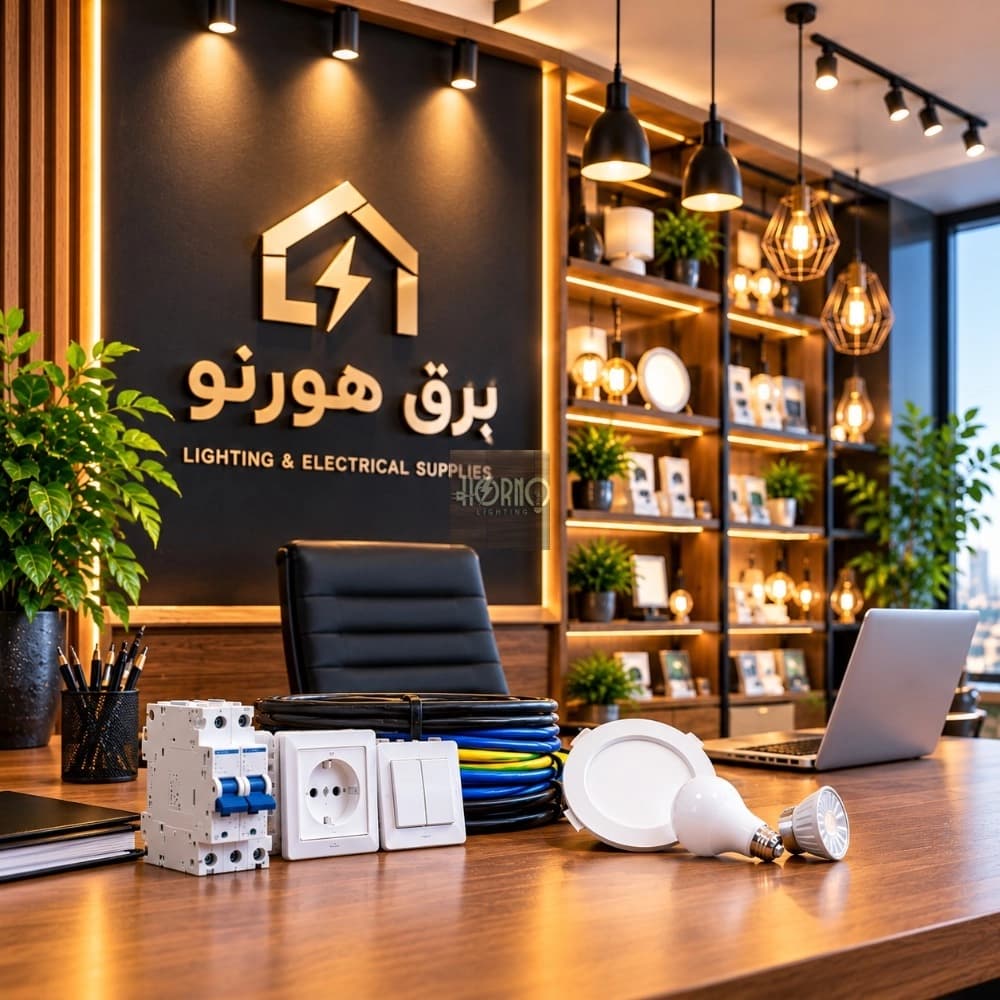 فروشگاه برق هورنو و تجهیزات برق و روشنایی ساختمان